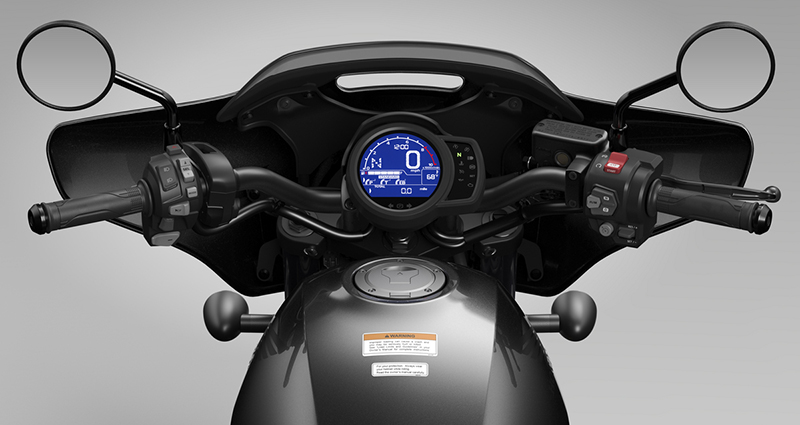 2023 Honda Rebel 1100T bagger dash