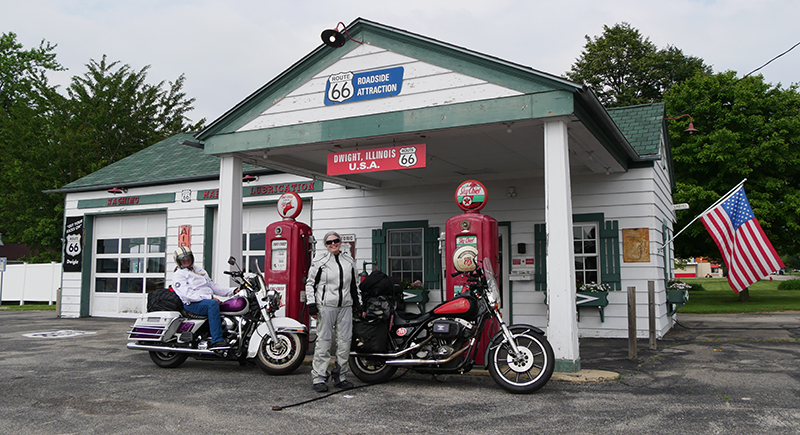 chix on 66 marje cheryl service station route 66