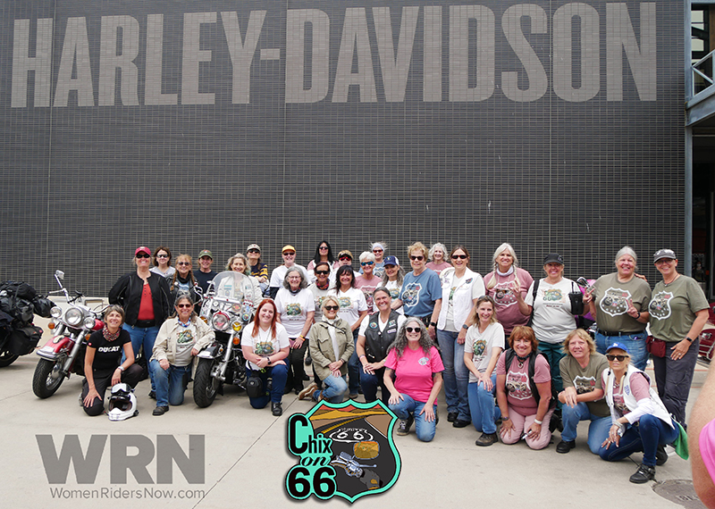 Chix on 66 Harley-Davidson Museum Milwaukee