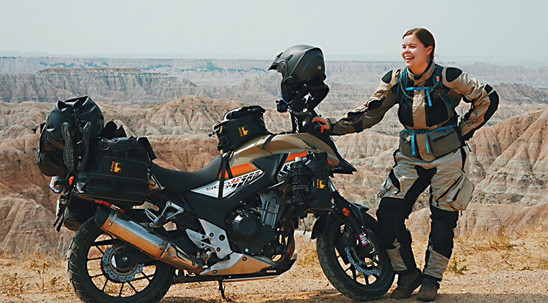 Solo motorcycle deals camping