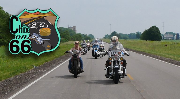 Chix Ride Mini Riveters Chix on 66 Motorcycle Ride