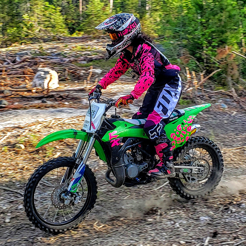 Jessica Rainville dirt bike