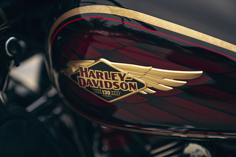 2023 Harley-Davidson 120 anniversary tank badge