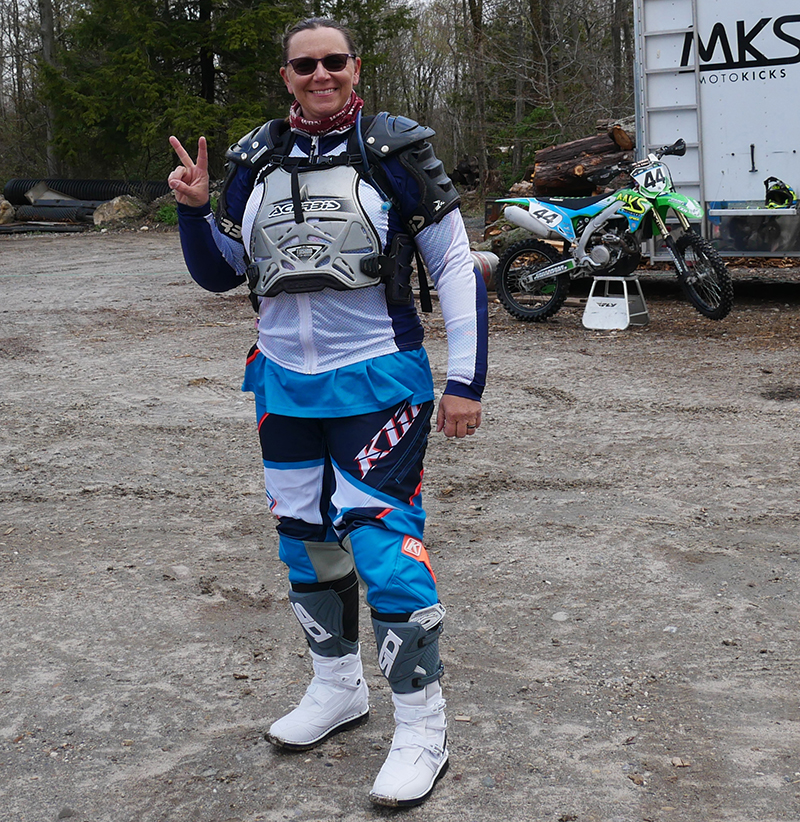 Sidi X-3 Lei boots Klim Tricia Szulewski