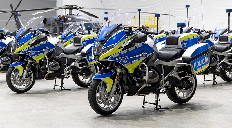 BMW police bikes