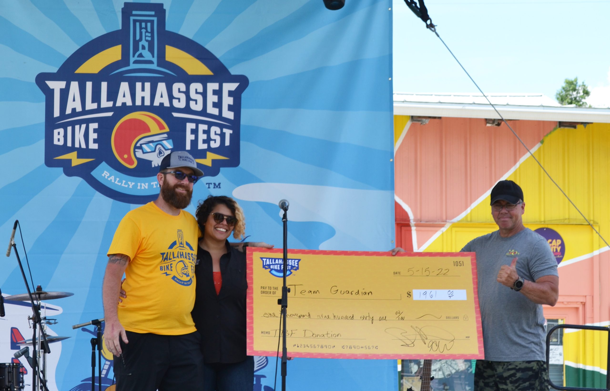 Giving back to the community has always been an important part of Giavona’s commitment for Tally Bike Fest. Last year the event gave over $1,000 to local charities and expects to do even more than that this year.