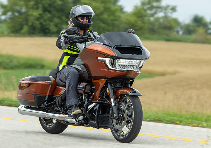 2023 Harley-Davidson Road Glide CVO woman rider