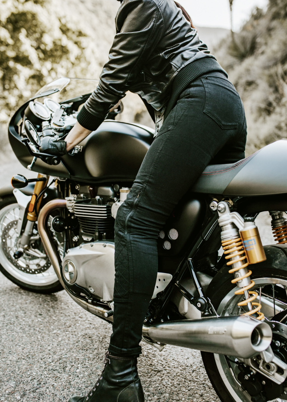 ATWYLD Voyager Moto jeans are slim-fit and come in sizes 24 to 40. They retail for $330.