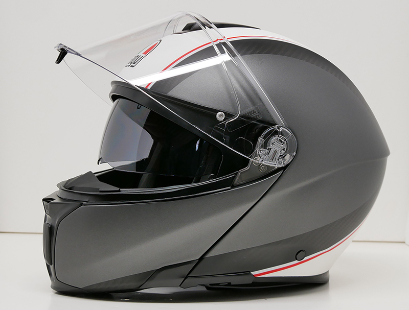 AGV Sportmodular helmet matte gunmetal white