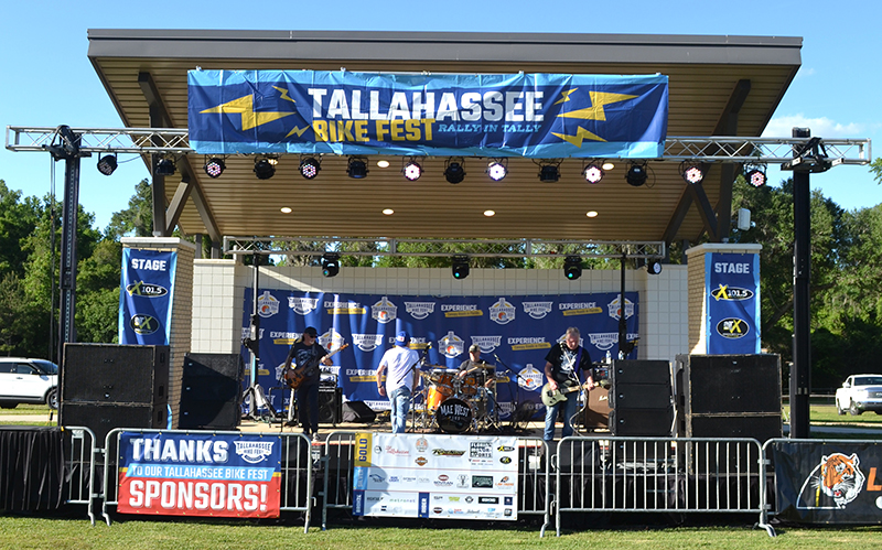 Plan to bring your blankets and chairs to enjoy the lawn and live music on the Apalachee Regional Park main stage.