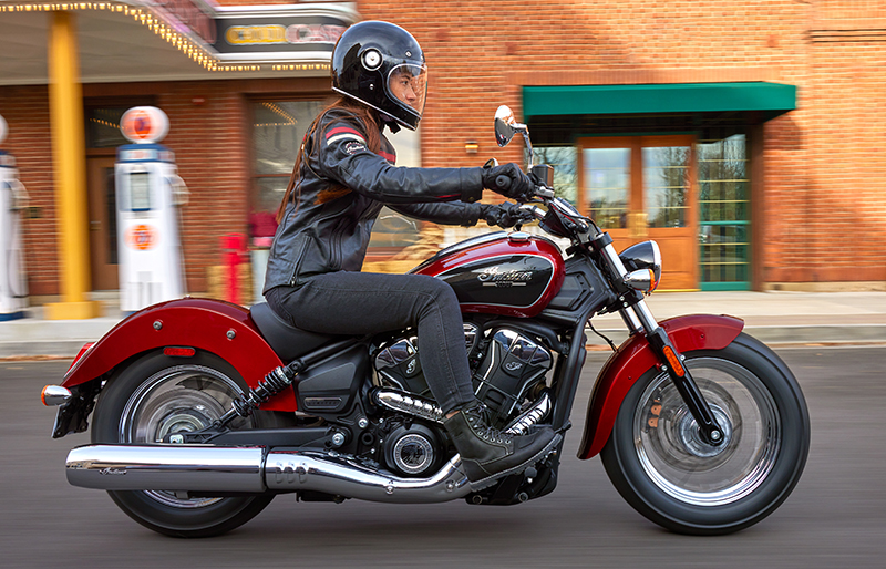 Indian Motorcycle 2025 Scout Classic woman rider Aya
