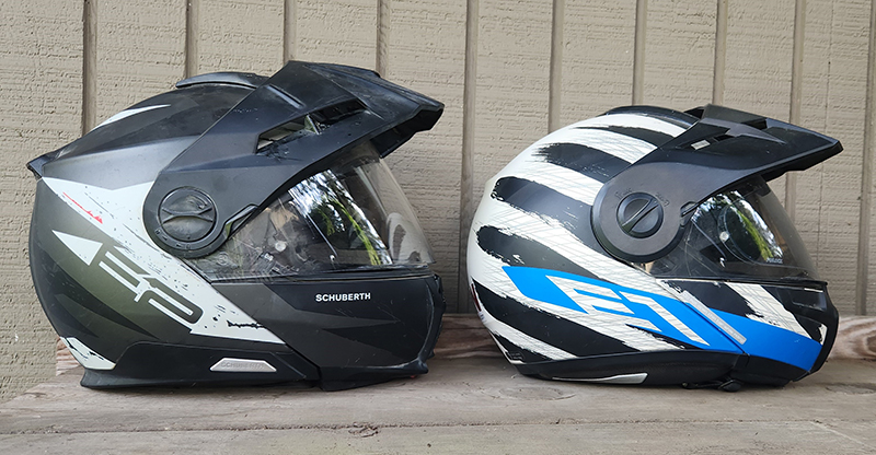 Schuberth E1 and E2 helmets