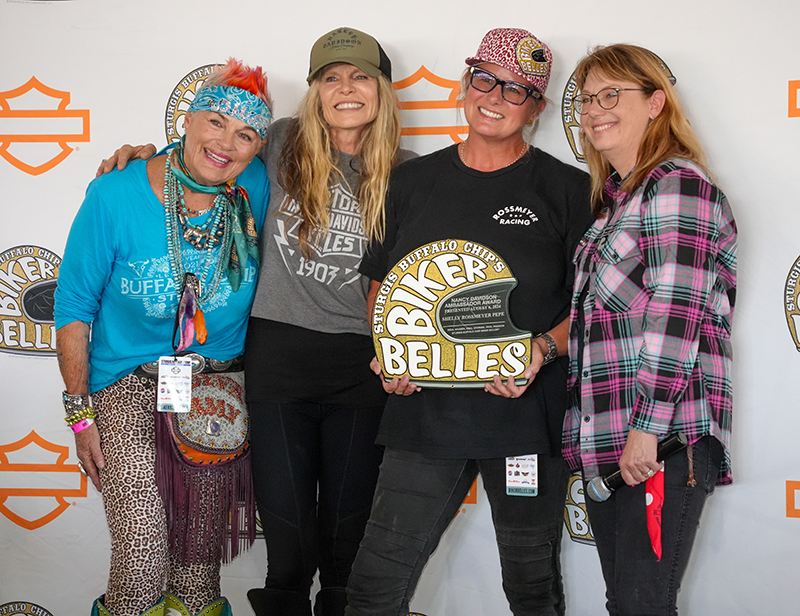 karen davidson diva amy toni woodruff and shelly rossmeyer biker belles