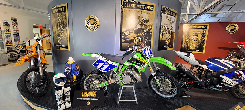 debbie MAtTHEWS BIKE HALL OF FAME MUSEUM