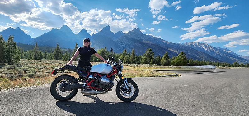 Wyoming tour Sarah Schilke BMW R 18 nineT