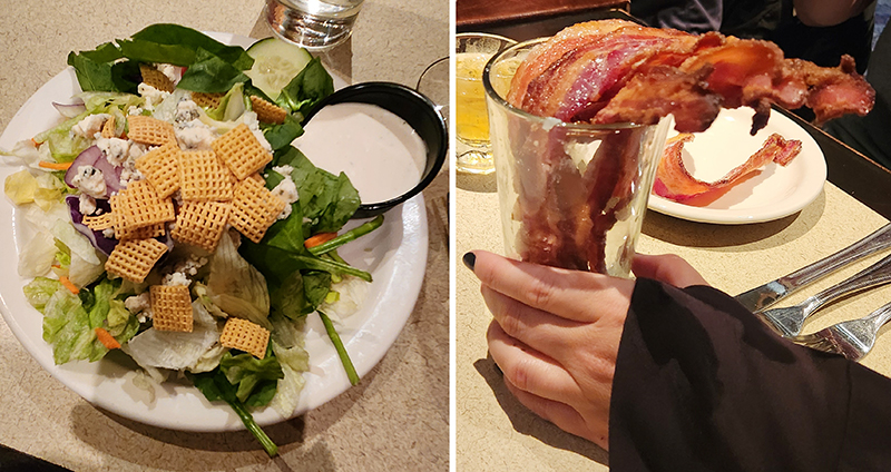 bacon in a glass