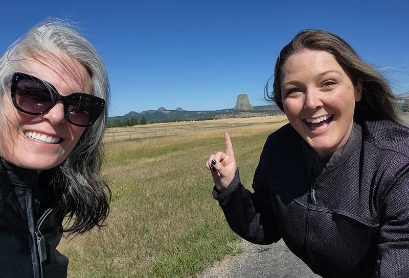 Sarah Schilke Jess Her2Wheels Devils Tower