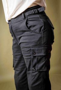 Sportbike Chic cargo pant detail