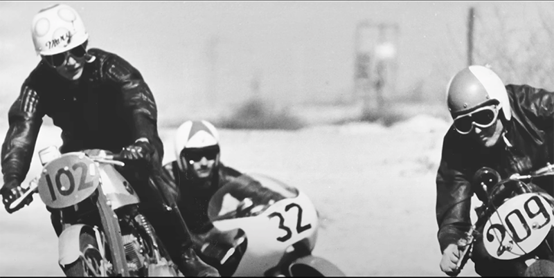 Mary McGee racing motorcycles