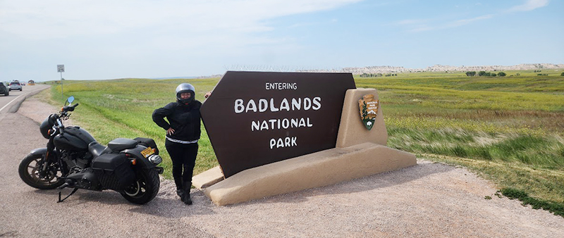 Sonja Abramson Low Rider Badlands National Park