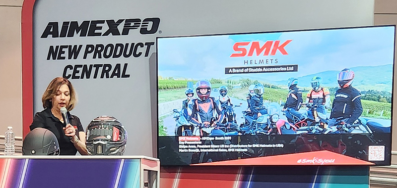 SMK helmets AIMExpo presentation