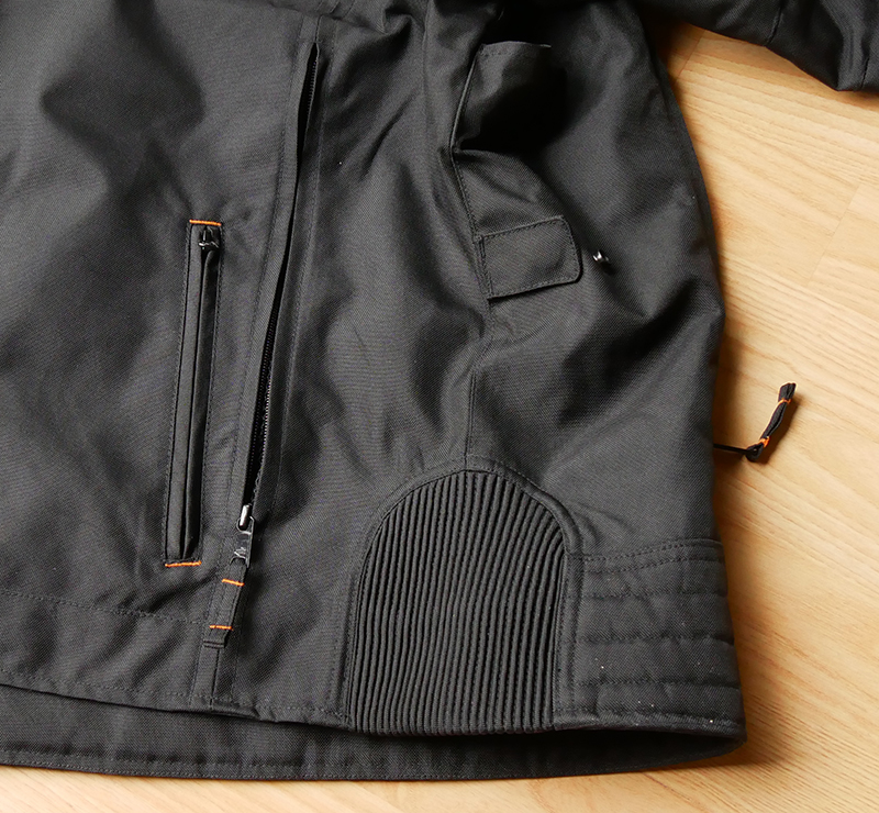 jacket stretch panel