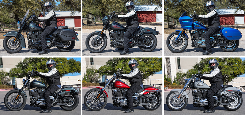 2_SeatHeight_AllBikes Seat height woman rider harley softail cruisers