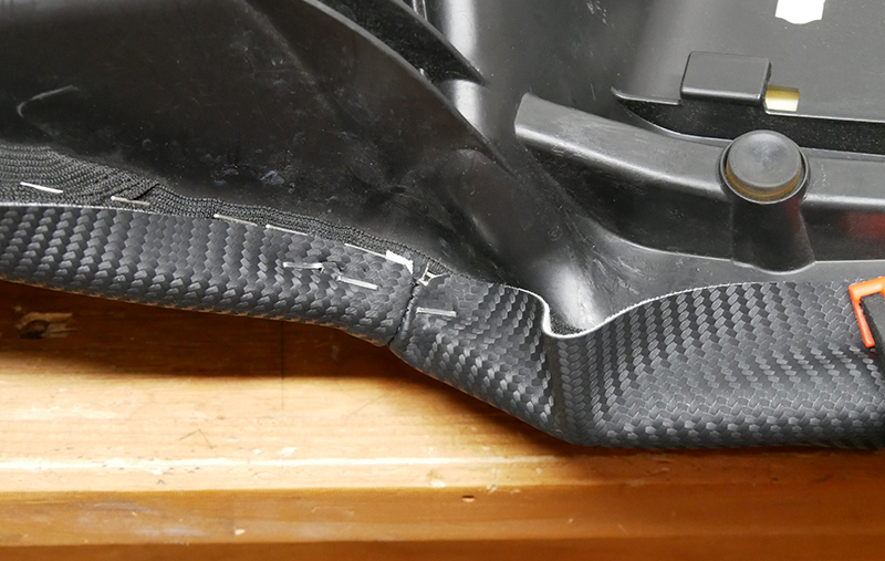 10-staplesides stapling a motorcycle seat cover