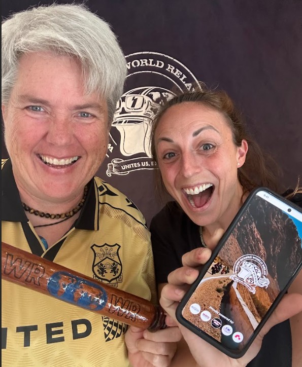 With the iconic WRWR baton in hand, Liza Miller and Hayley Bell unveil the upcoming WRWR mobile app, launching this September at the WIMA International Rally. Blending tradition with innovation, the app will connect women riders across the globe with digital relays, riding challenges, and a new era of sisterhood in motion.