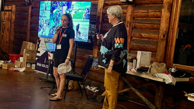 07 liza and haley WRWR announce When Hayley Bell and Liza Miller announced the relaunch of the Women Riders World Relay (WRWR), the room lit up with excitement for the road ahead.