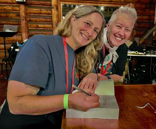 Picture12 I am fangirling over Iron Butt Rally Champion, Wendy Crockett! She signed my copy of her book-–Pushing Miles: A chronicle of Motorcycles, Mayhem, and Mettle.