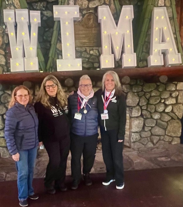 Picture14 The Ride4Mary team members in attendance, from the left: Maggie McNally, Michelle Lamphere, Ruth Belcher, and Sarah Schilke.