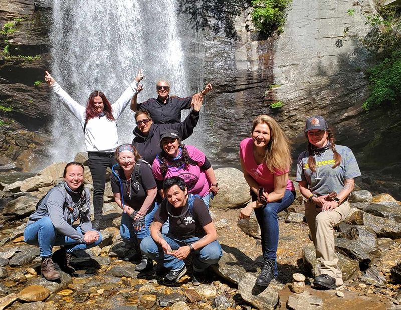 moto odyssey waterfall